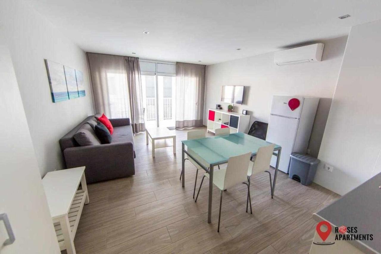 Roses Apartments 1 - Vista Mar Lateral - 1Habitacion Bagian luar foto