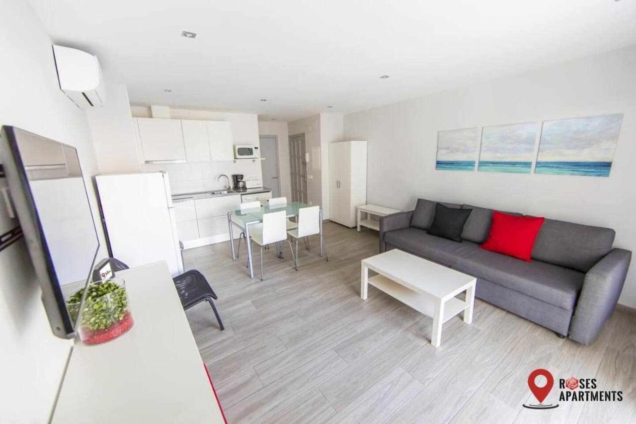 Roses Apartments 1 - Vista Mar Lateral - 1Habitacion Bagian luar foto