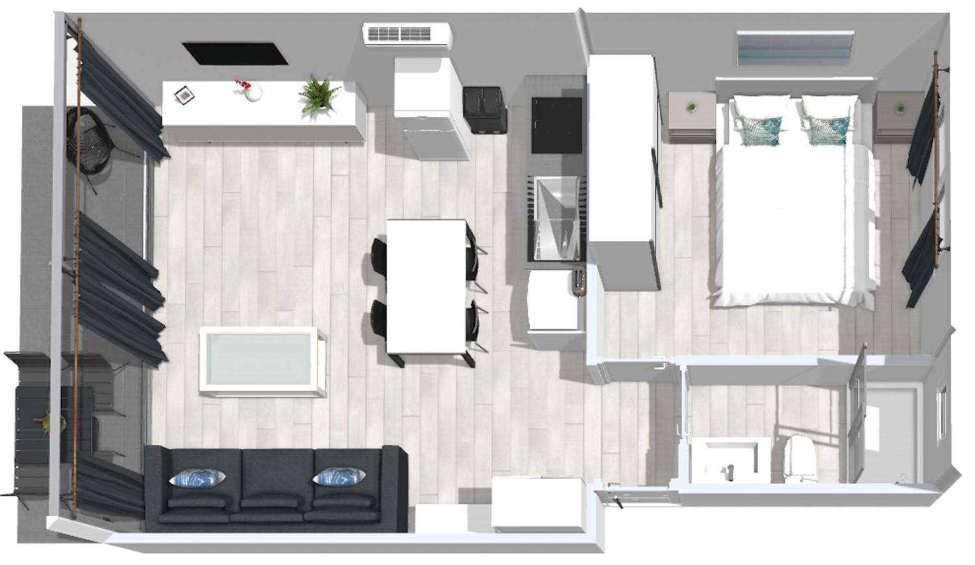 Roses Apartments 1 - Vista Mar Lateral - 1Habitacion Bagian luar foto